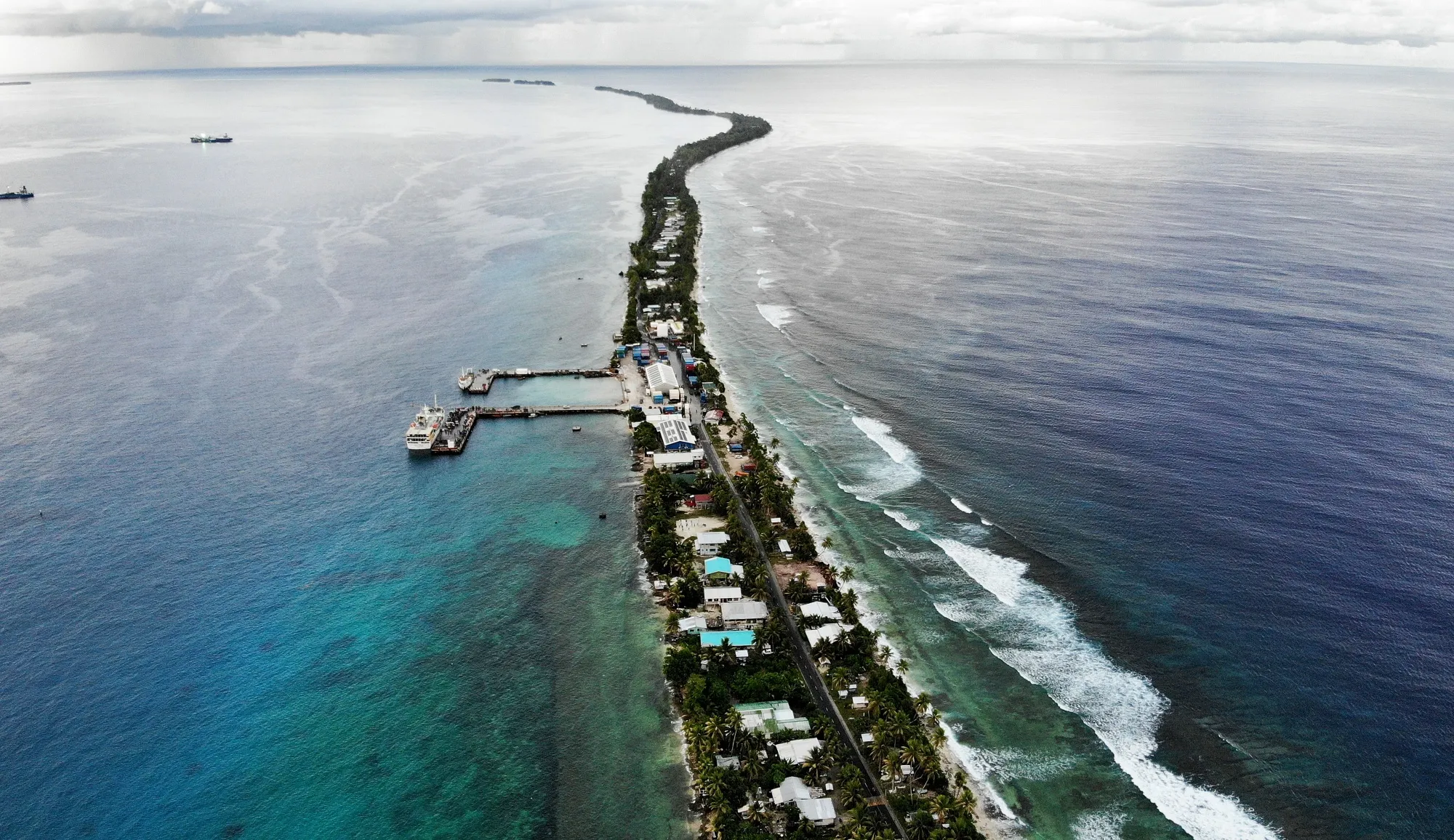 Tuvalu relies on imported diesel to power its generators.