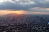 Seoul Skyline From Lotte World Tower 