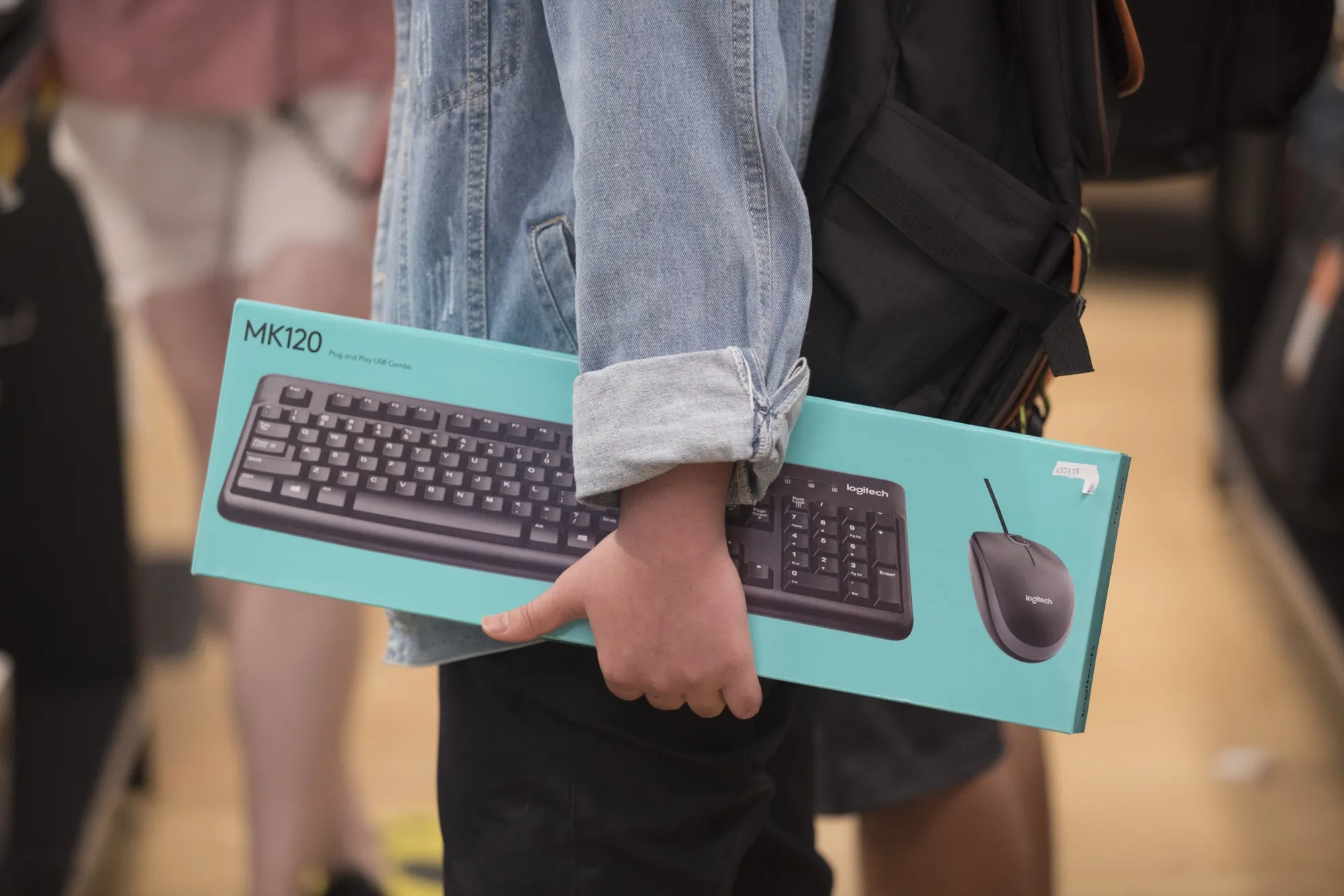 Sales of the Swiss company’s keyboards, webcams and other products declined following a pandemic-era work-from-home boom.&nbsp;