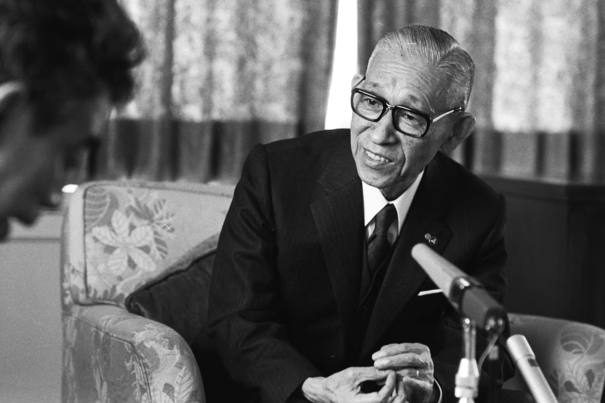 Konosuke Matsushita in 1972.