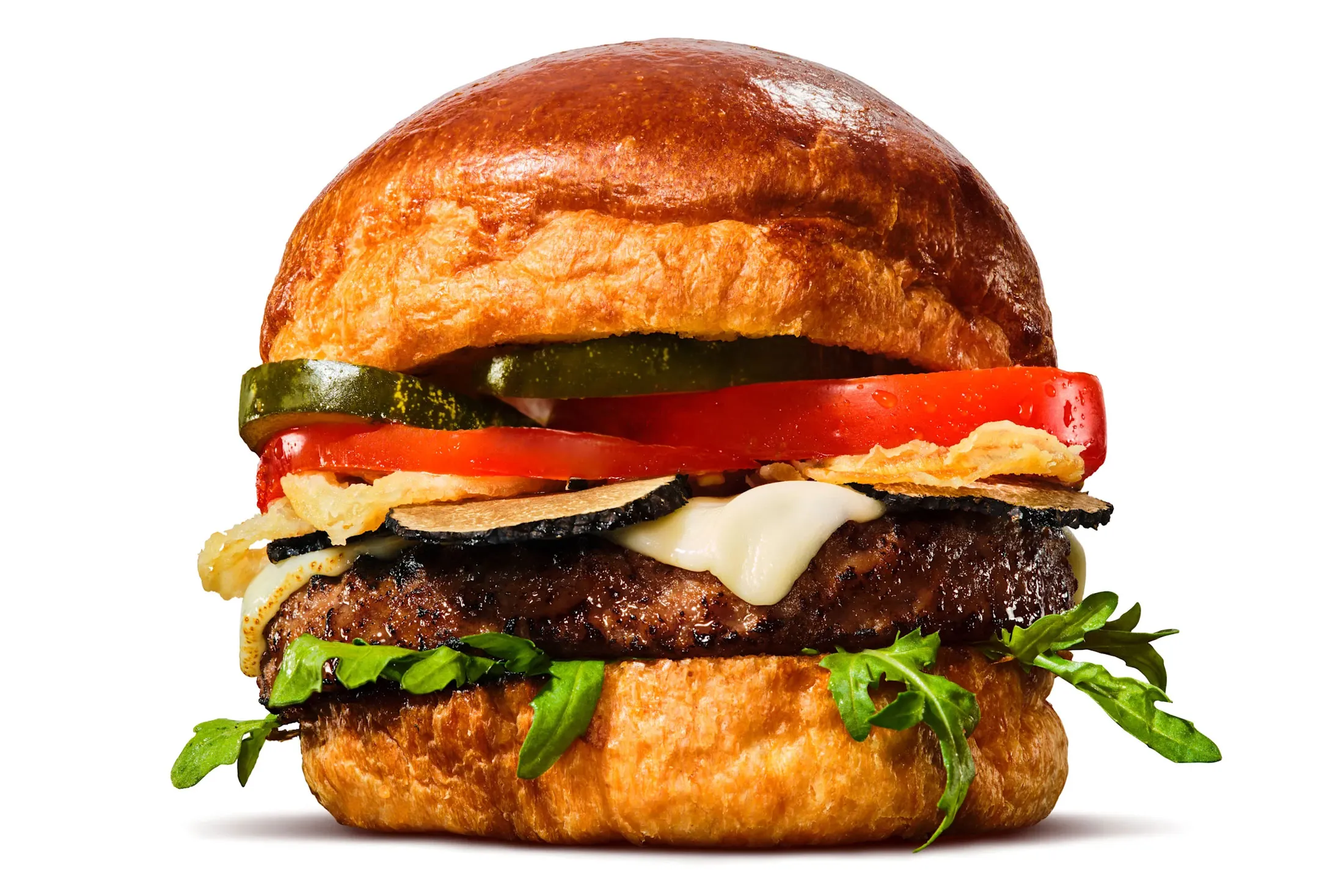 An Impossible plant-based burger.