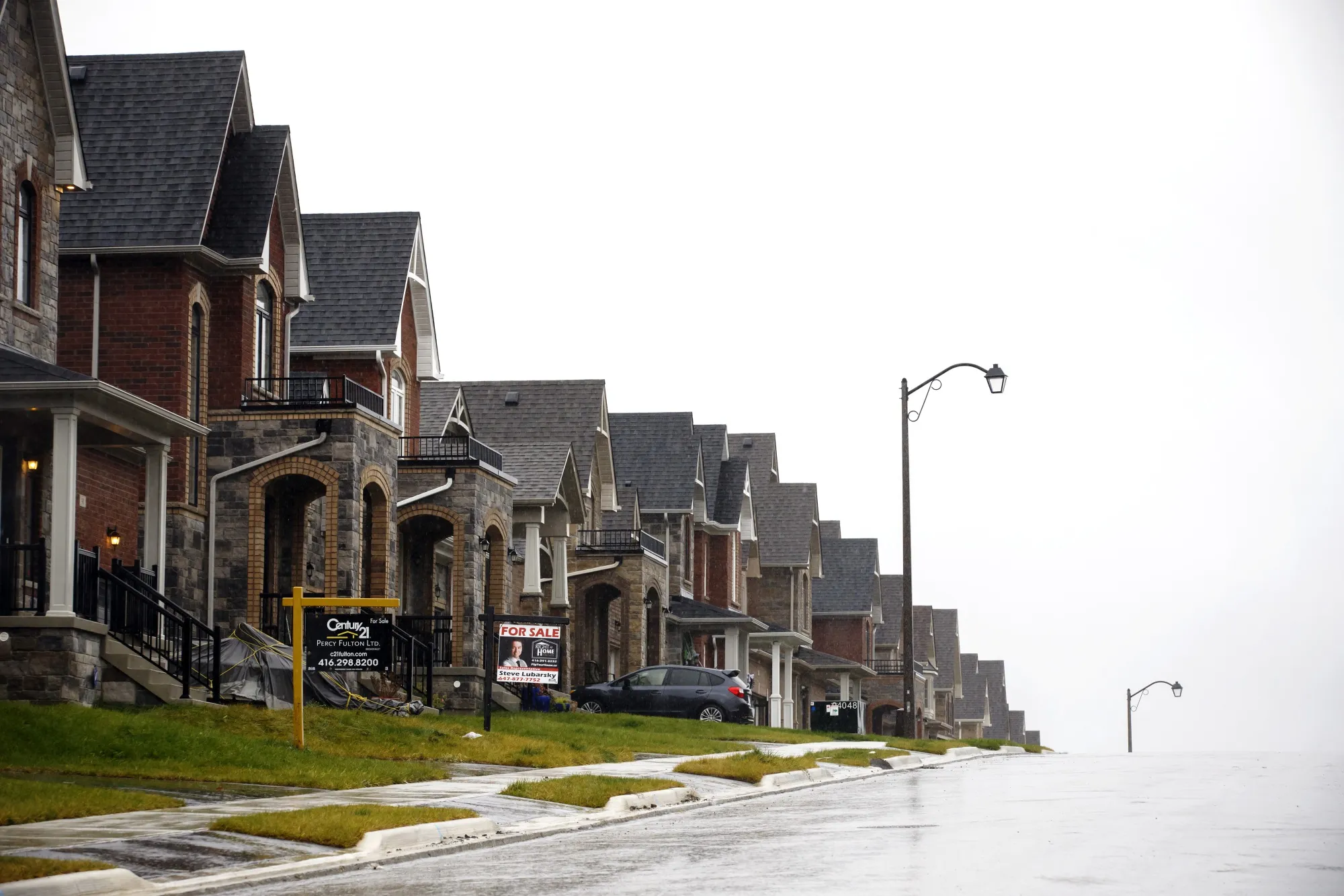 Homes for in East Gwillimbury, north of Toronto.