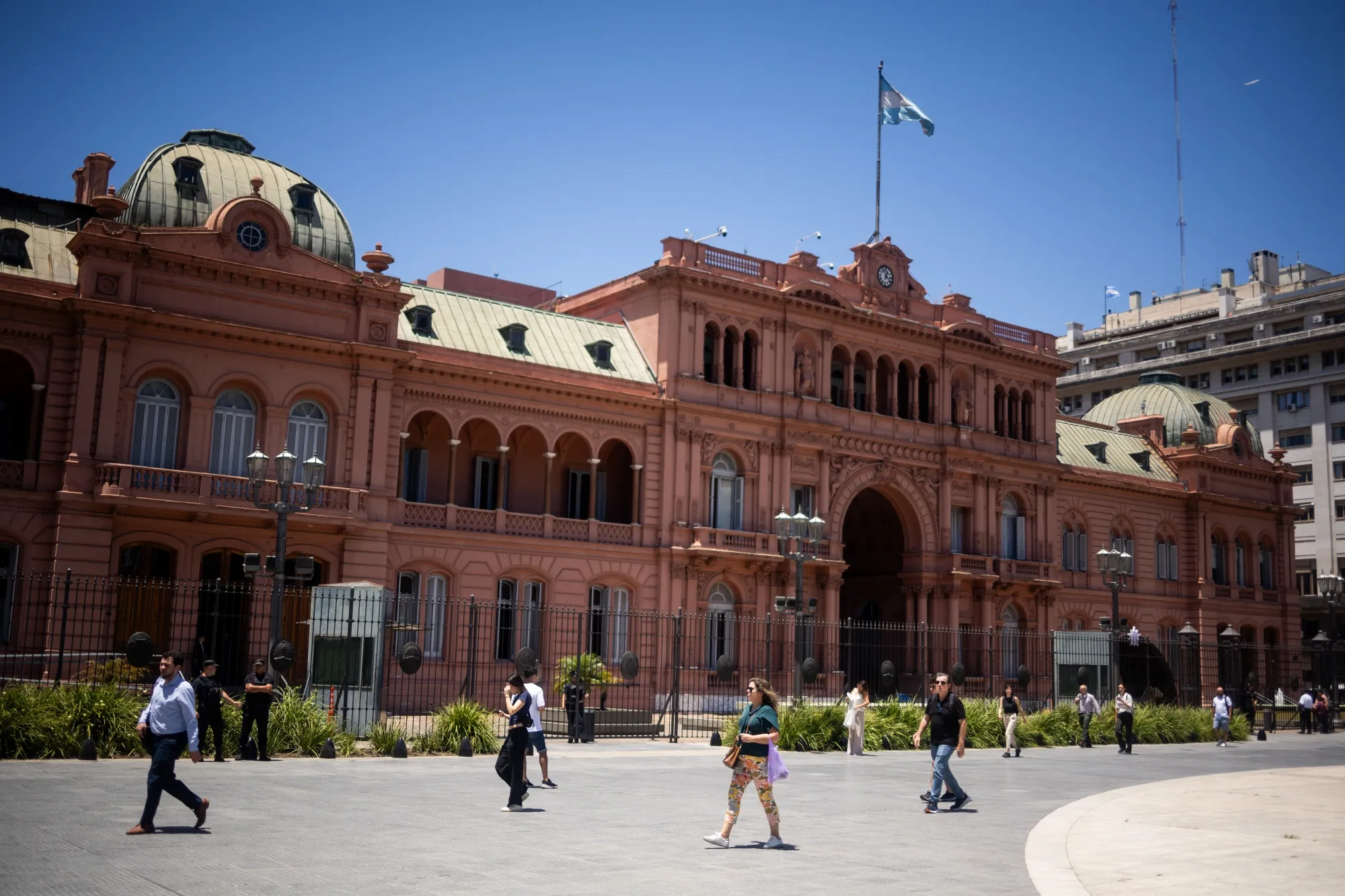 The Casa Rosada in Buenos Aires.