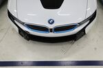 A newly assembled BMW i8 hybrid electrical