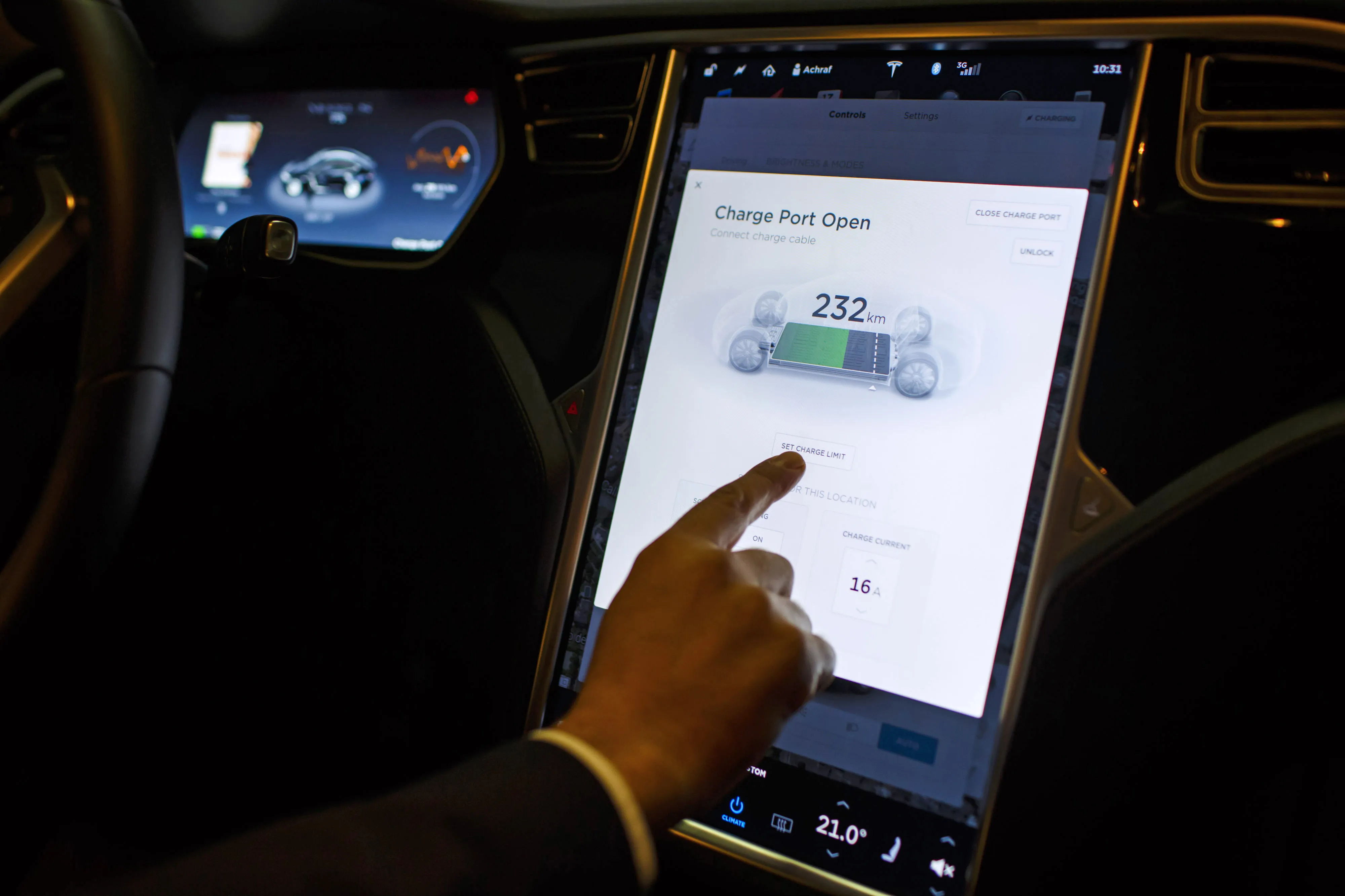 Uber Technologies Inc. Electric Car Taxi Service In Madrid