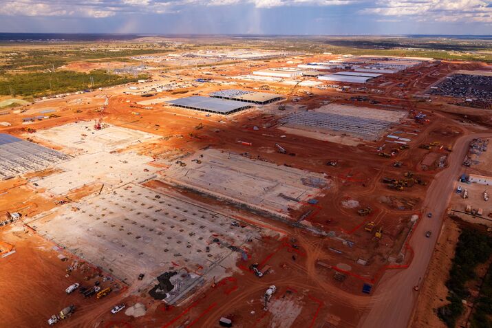 Construction At The First Stargate AI Data Center