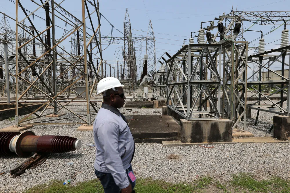 Electricity pylons n Lagos,&nbsp;
