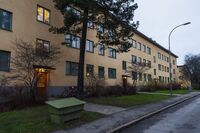 Barnrikehus at Hasselquistvagen in the Hammarbyhöjden neighborhood in southern Stockholm on Dec. 7.