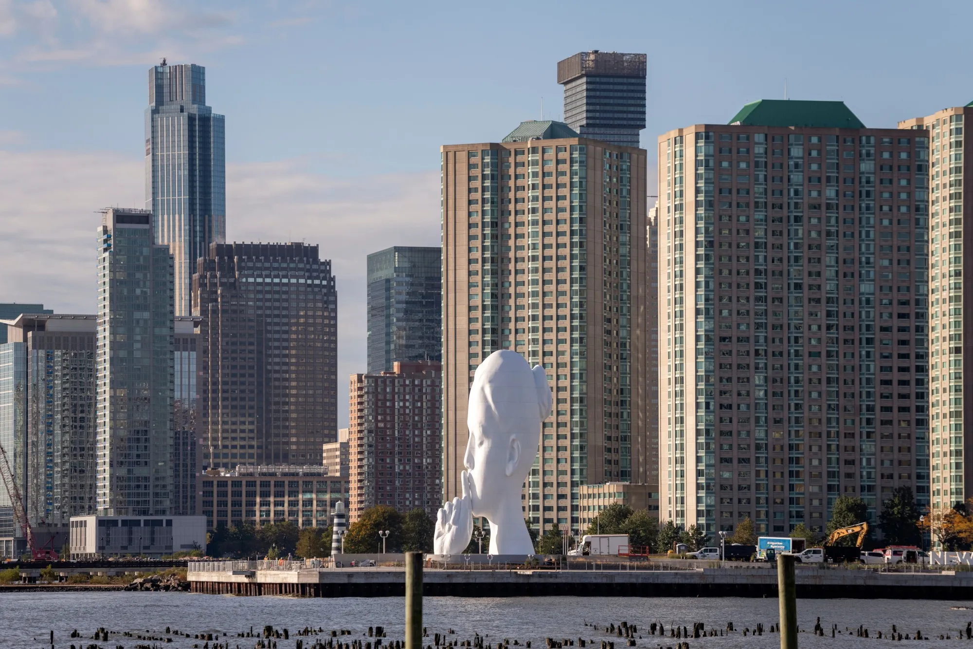 Water's Soul, 2020&nbsp;on Newport Pier in Jersey City, New Jersey.&nbsp;