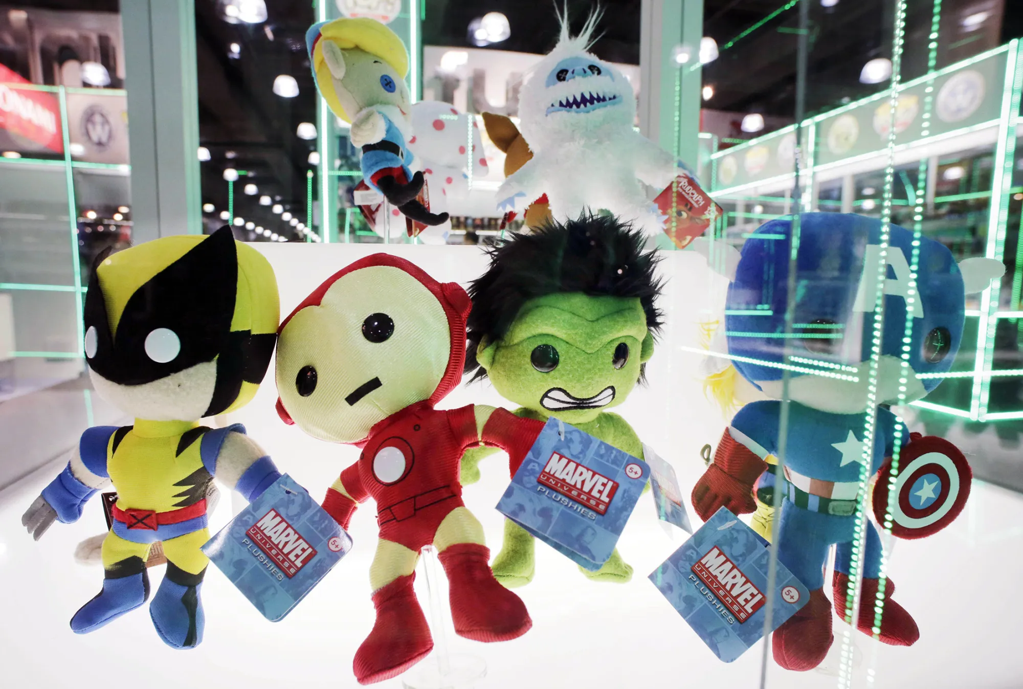 Funko toys on display at the American International Toy Fair in 2013.
