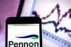 Pennon Group plc logo seen displayed on a smart phone