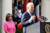 Joe Biden speaks during an event in the Rose Garden of the White House in Washington, D.C., on March 12. 