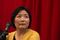 Billionaire Chairwoman Of Longfor Properties Co. Wu Yajun Attends Annual Results News Conference