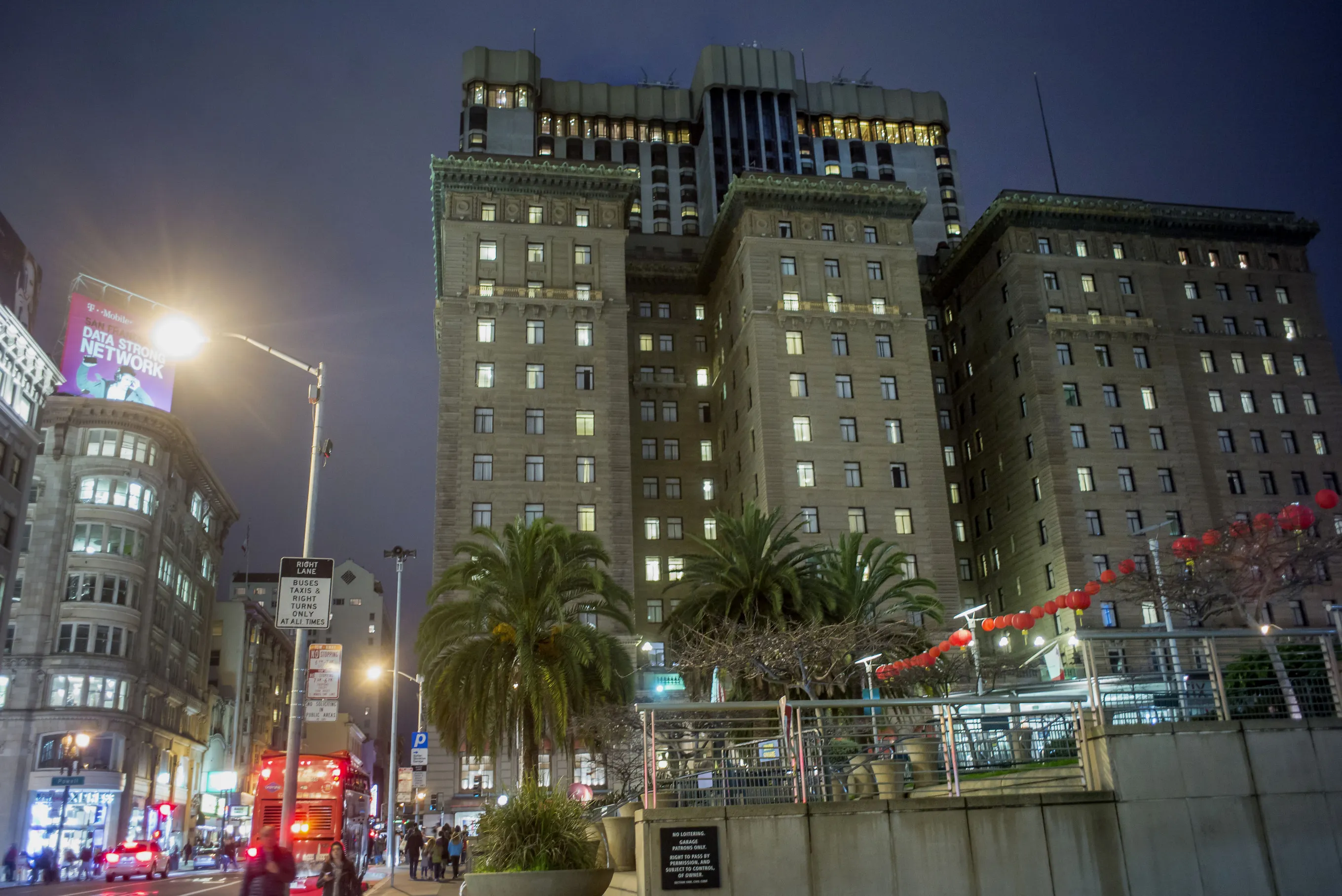 The Westin St. Francis Hotel in San Francisco.