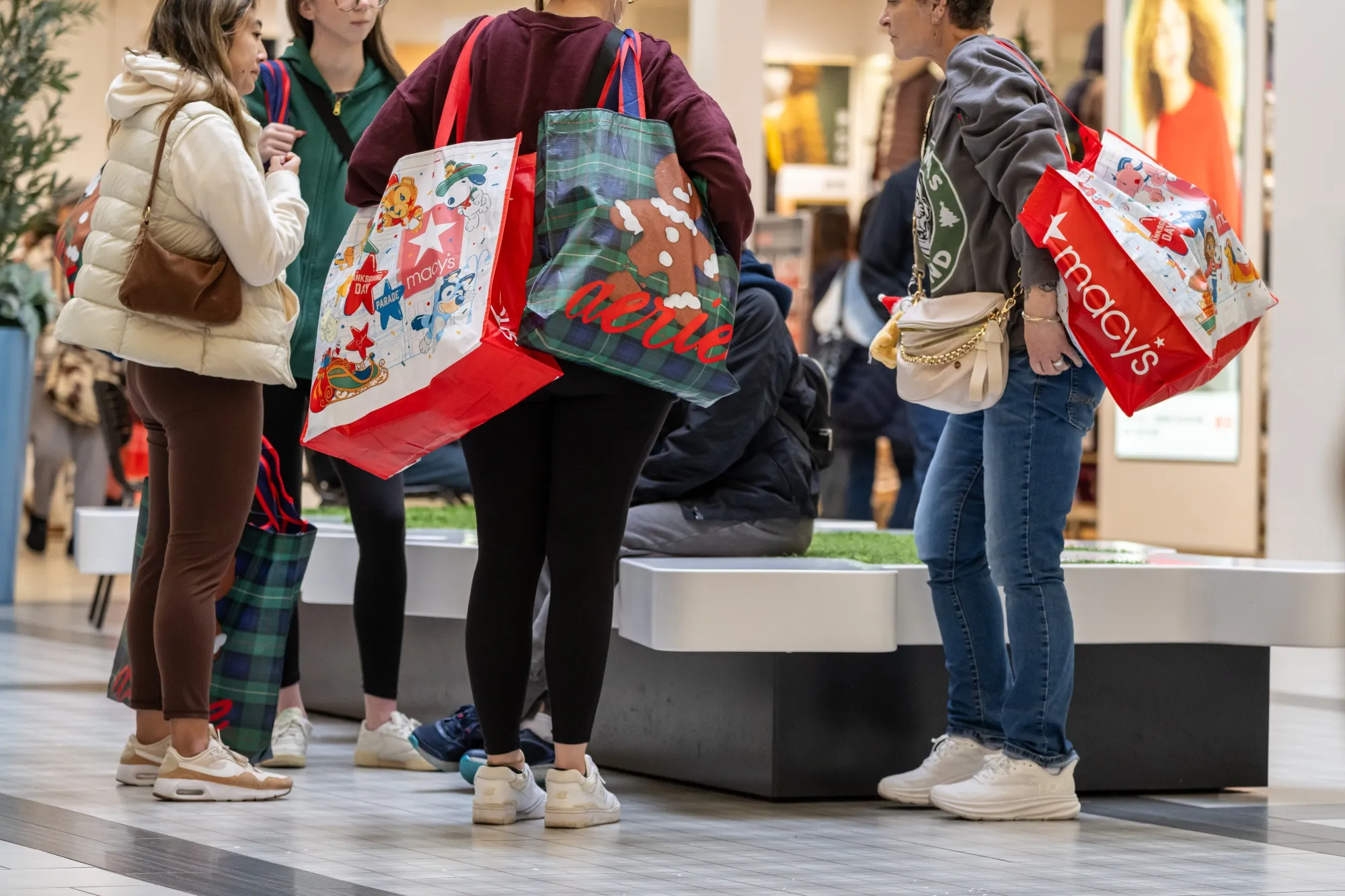 Shoppers In California On Black Friday