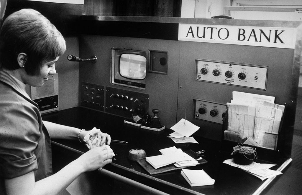Cutting-edge fintech circa 1969.