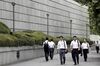 BOJ Headquarters and Governor Haruhiko Kuroda News Conference as Bank Holds Interest Rates