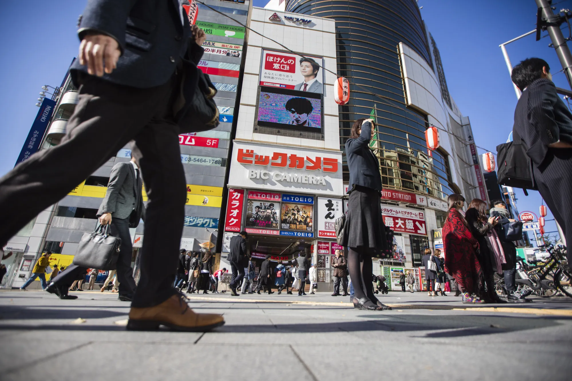 A Bic Camera store in the Shibuya district of Tokyo.