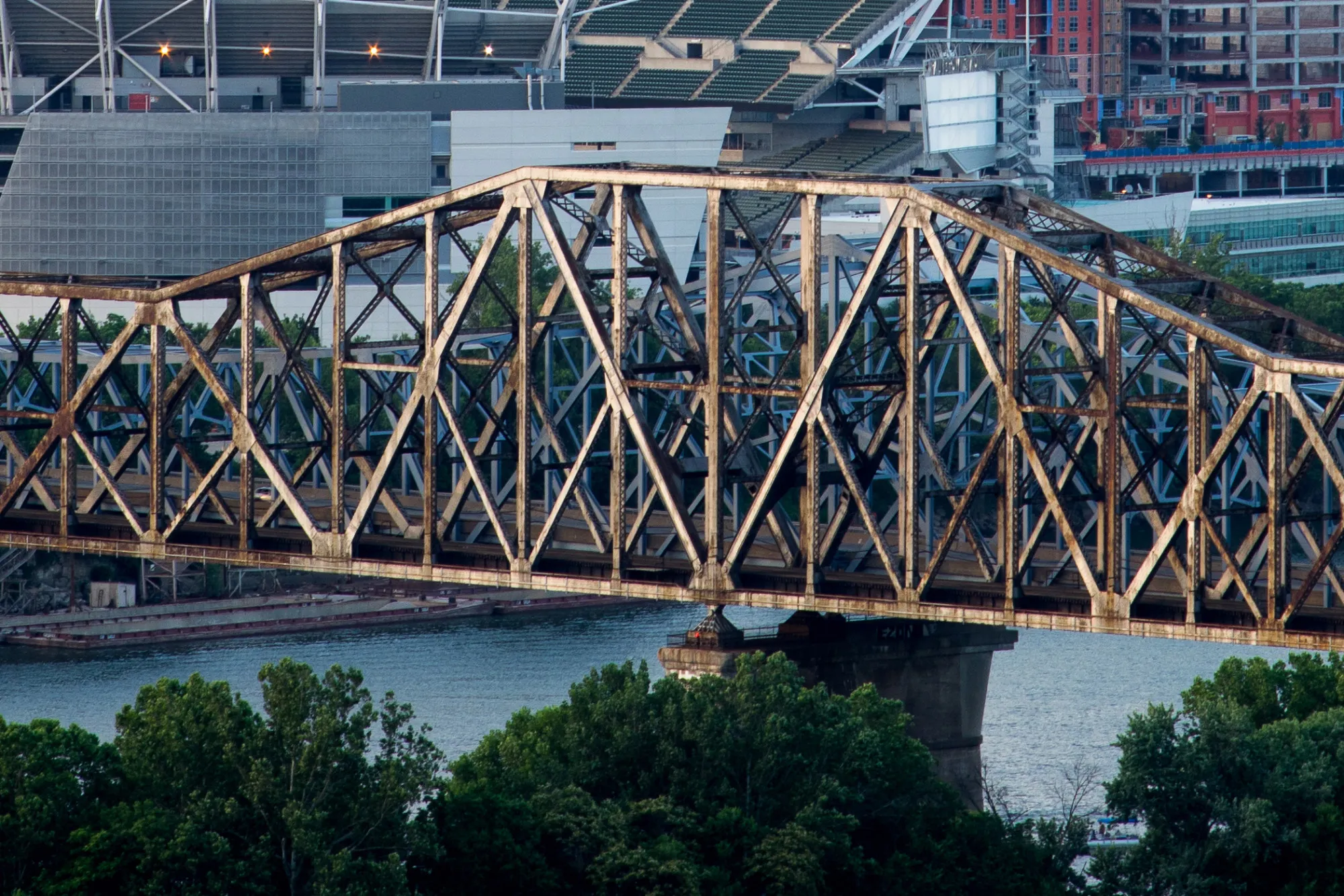 The Brent Spence Bridge.
