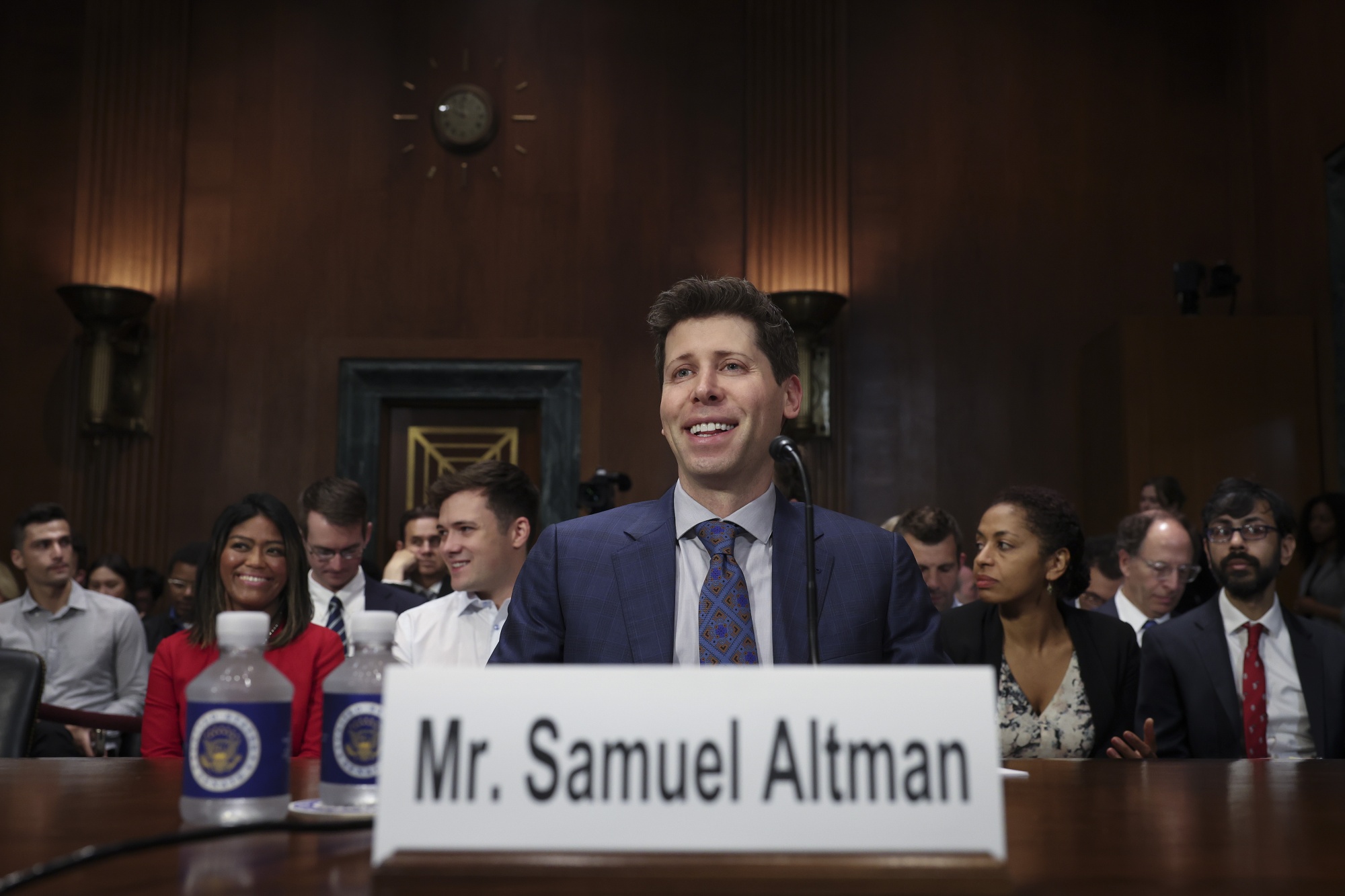 Samuel Altman, CEO of OpenAI, appears for testimony before the Senate Judiciary Subcommittee on Privacy, Technology, and the Law.