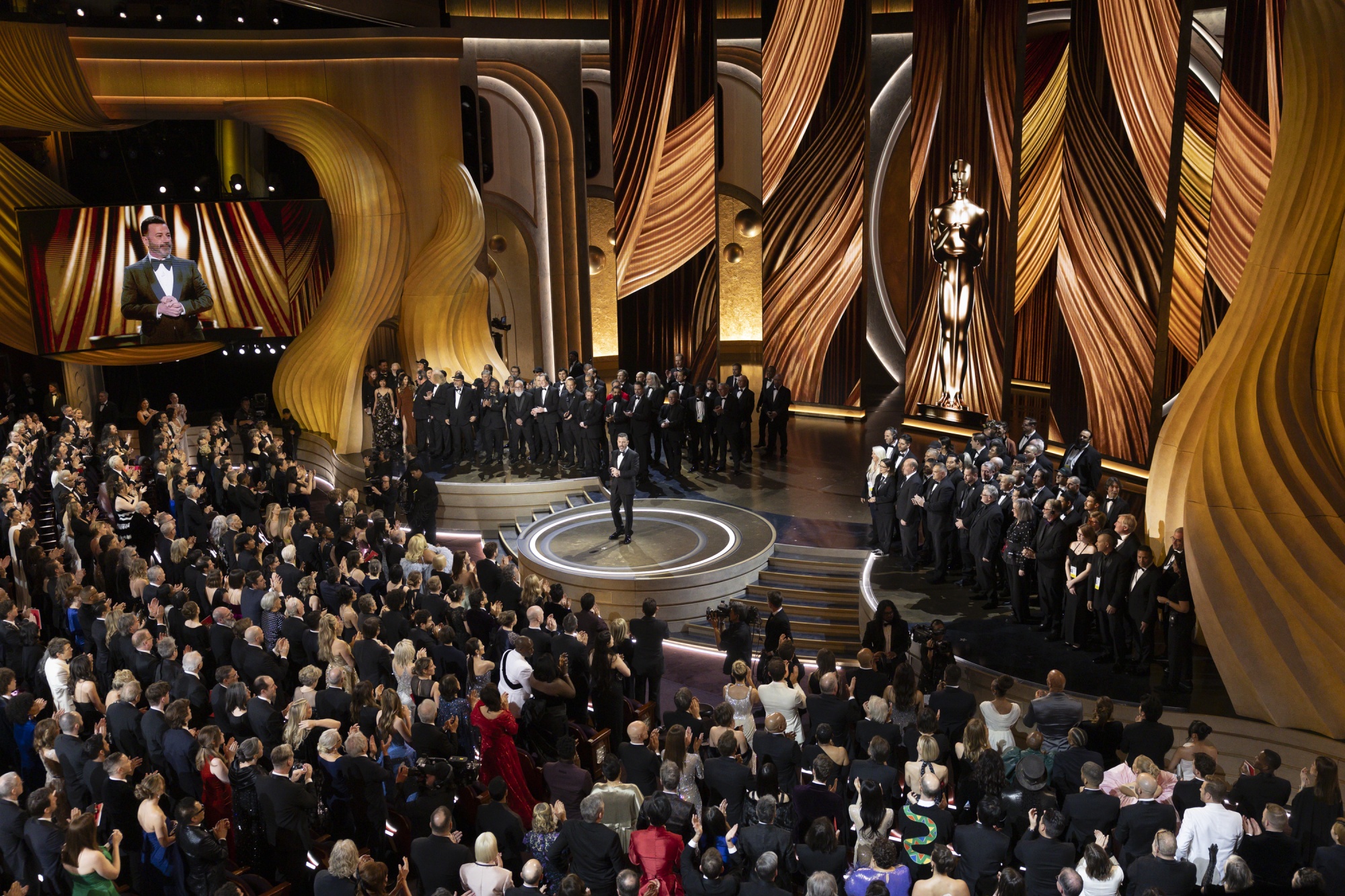 Jimmy Kimmel Oscars Monologue 2024 Highlights Hollywood’s Unions ...