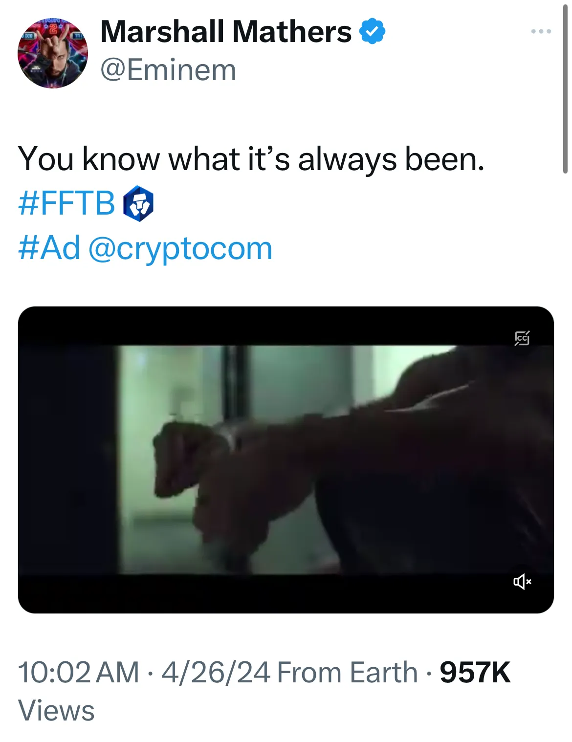 The Real Slim Shady Stands Up for Crypto as Ad Spending Ramps Up - Bloomberg