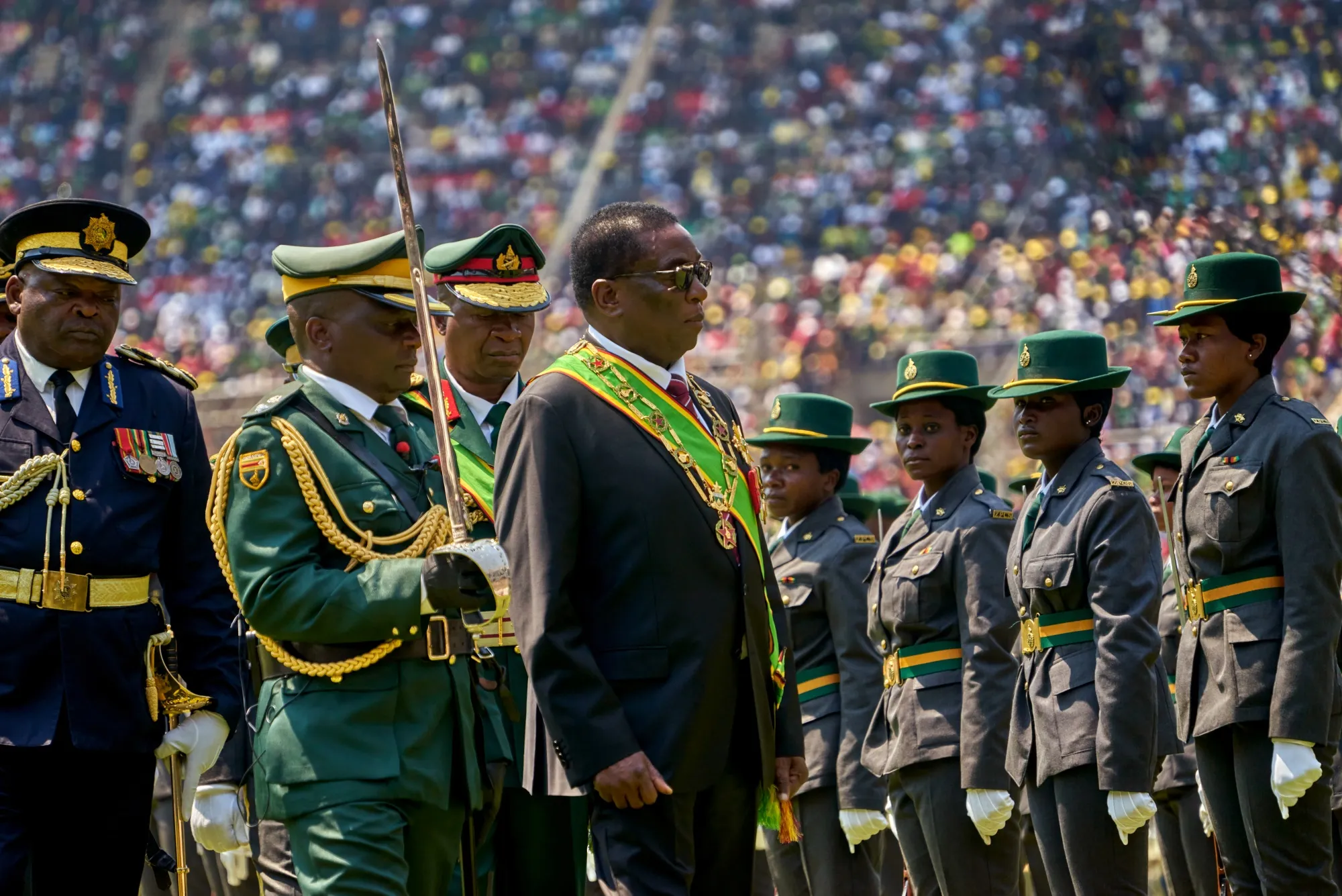 President of Zimbabwe, Mnangagwa's inauguration ceremony in Harare