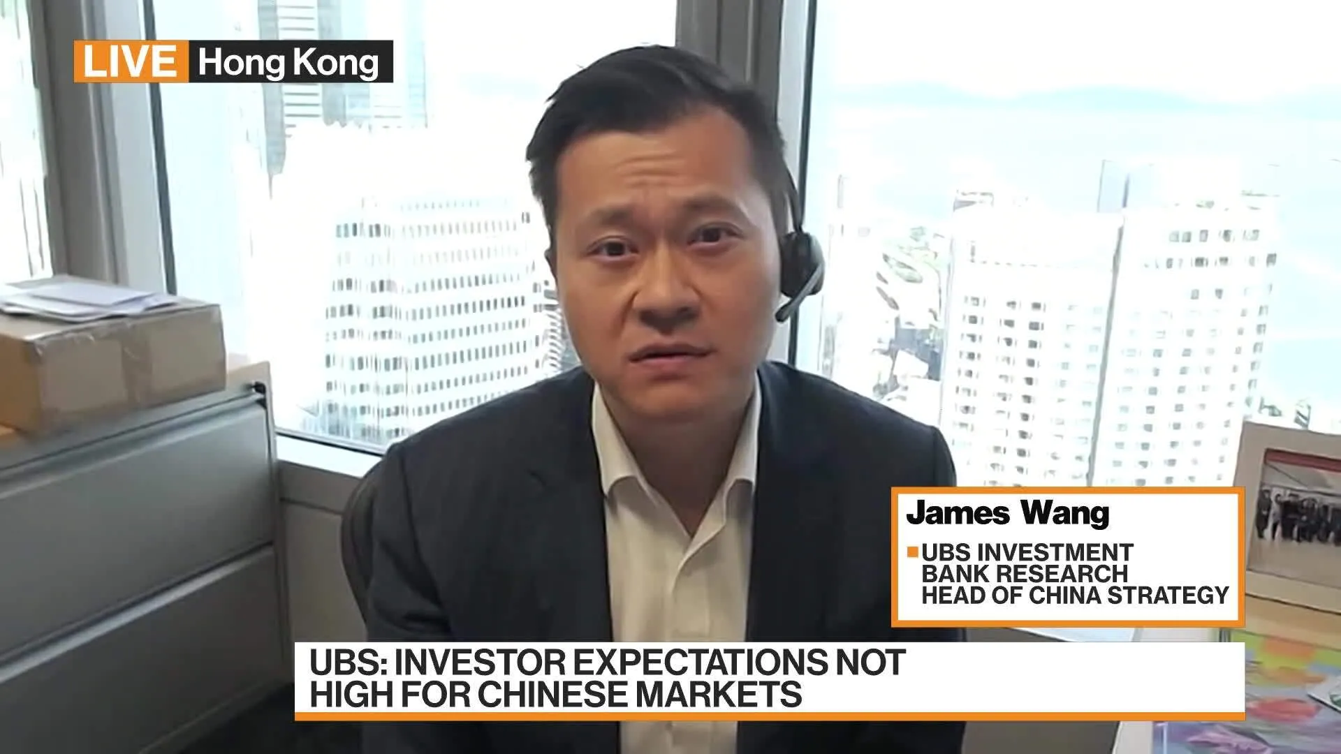 Watch UBS James Wang on China Equities - Bloomberg
