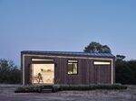 The all-in cost to install this one-bedroom, 495-square-foot model accessory dwelling unit, or ADU, is about $250,000. It has&nbsp;natural cedar siding and&nbsp;a mid-range kitchen package. Abodu partnered with U.K. design firm Koto for the modern, simple design.