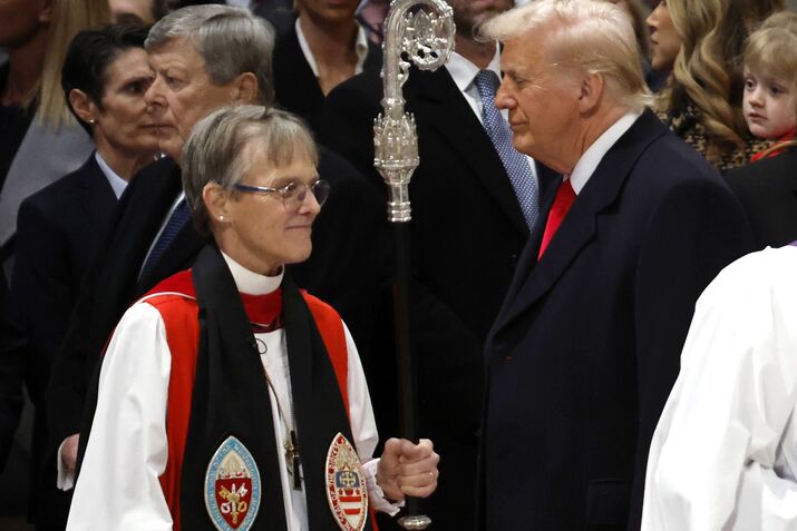 National Cathedral Holds A Service Of Prayer For The Nation