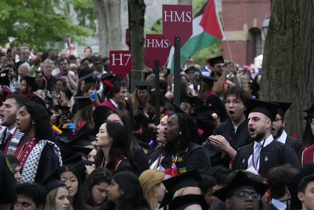 Harvard Students Walk Out of Commencement Protesting Suspensions