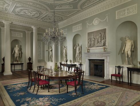 The dining room from Lansdowne House, London.