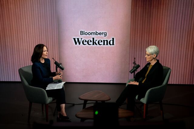 Mishal Husain and Wendy Sherman.