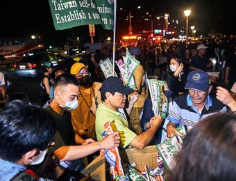 relates to Taiwan Passes Bill Curbing President’s Powers, Despite Protests