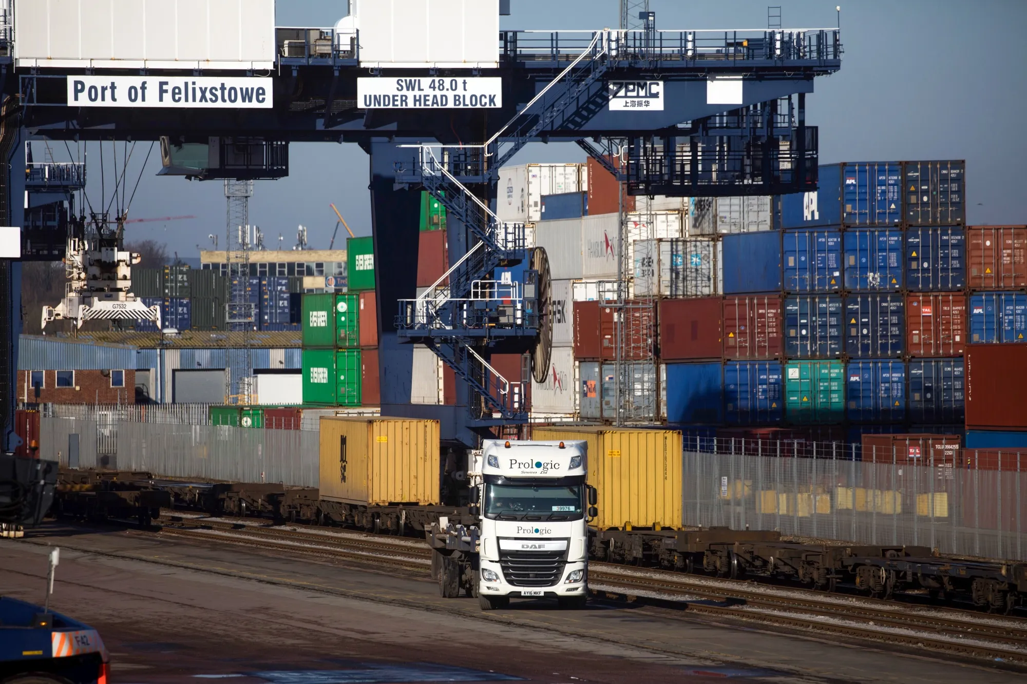 The Port of Felixstowe.