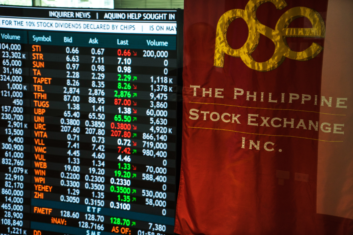 Images From The Philippine Stock Exchange And Manila's Financial District As Nation's Securities Regulator Cracks Down On Market Manipulation