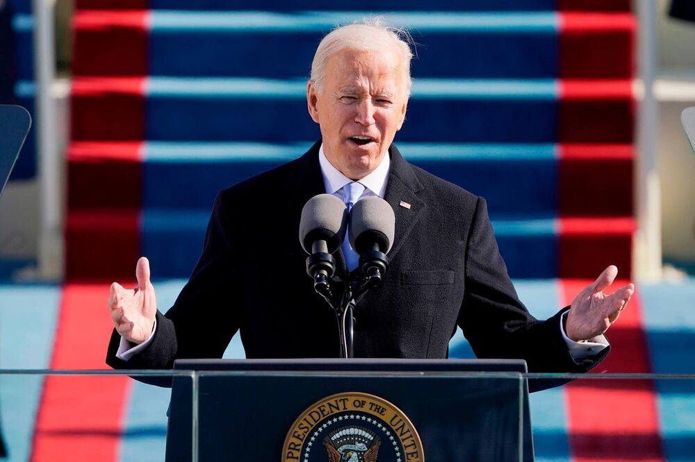 Joe Biden S Inaugural Speech Was The Least Upbeat In A Generation Bloomberg