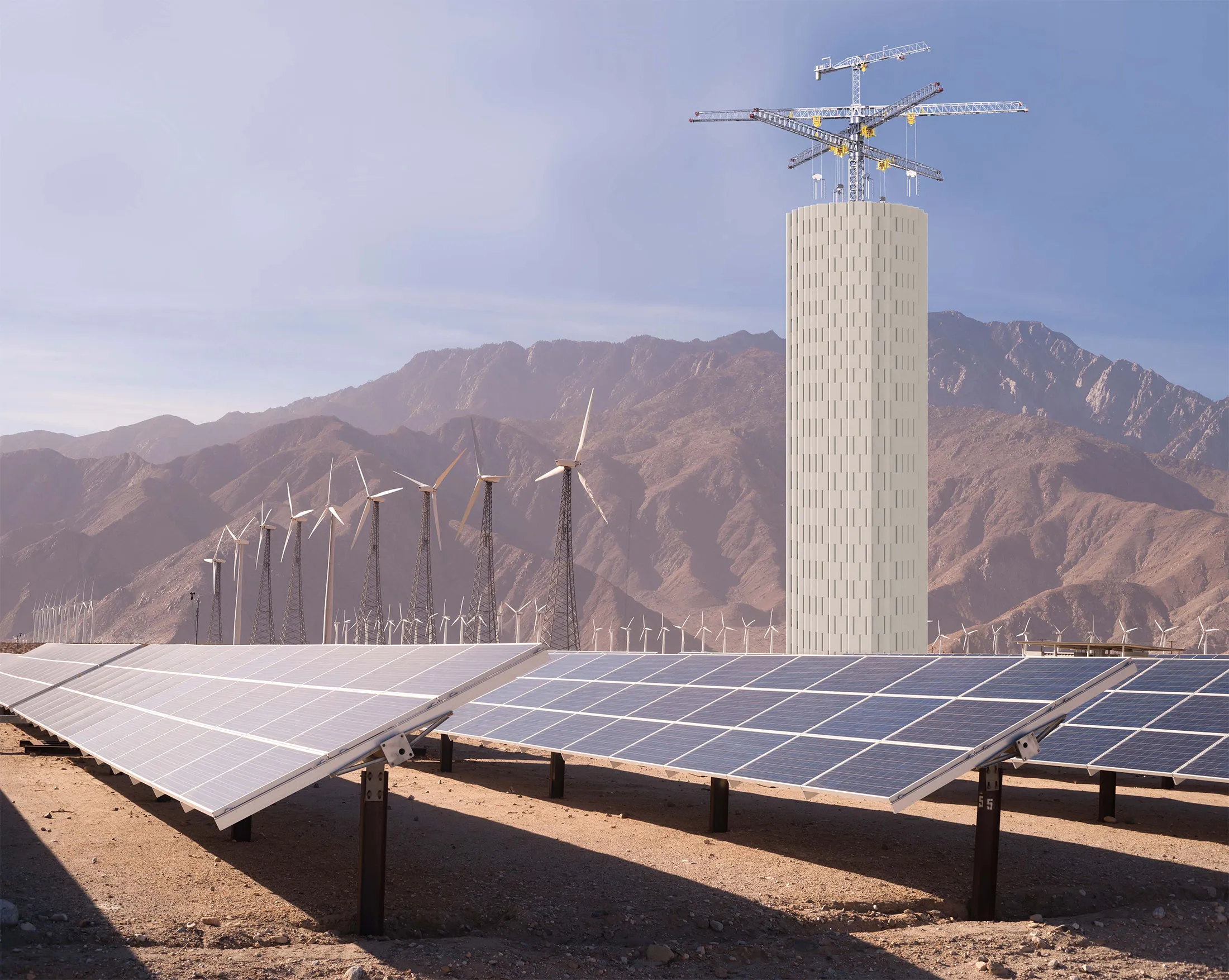 Energy Vault’s concept uses concrete blocks to store energy.