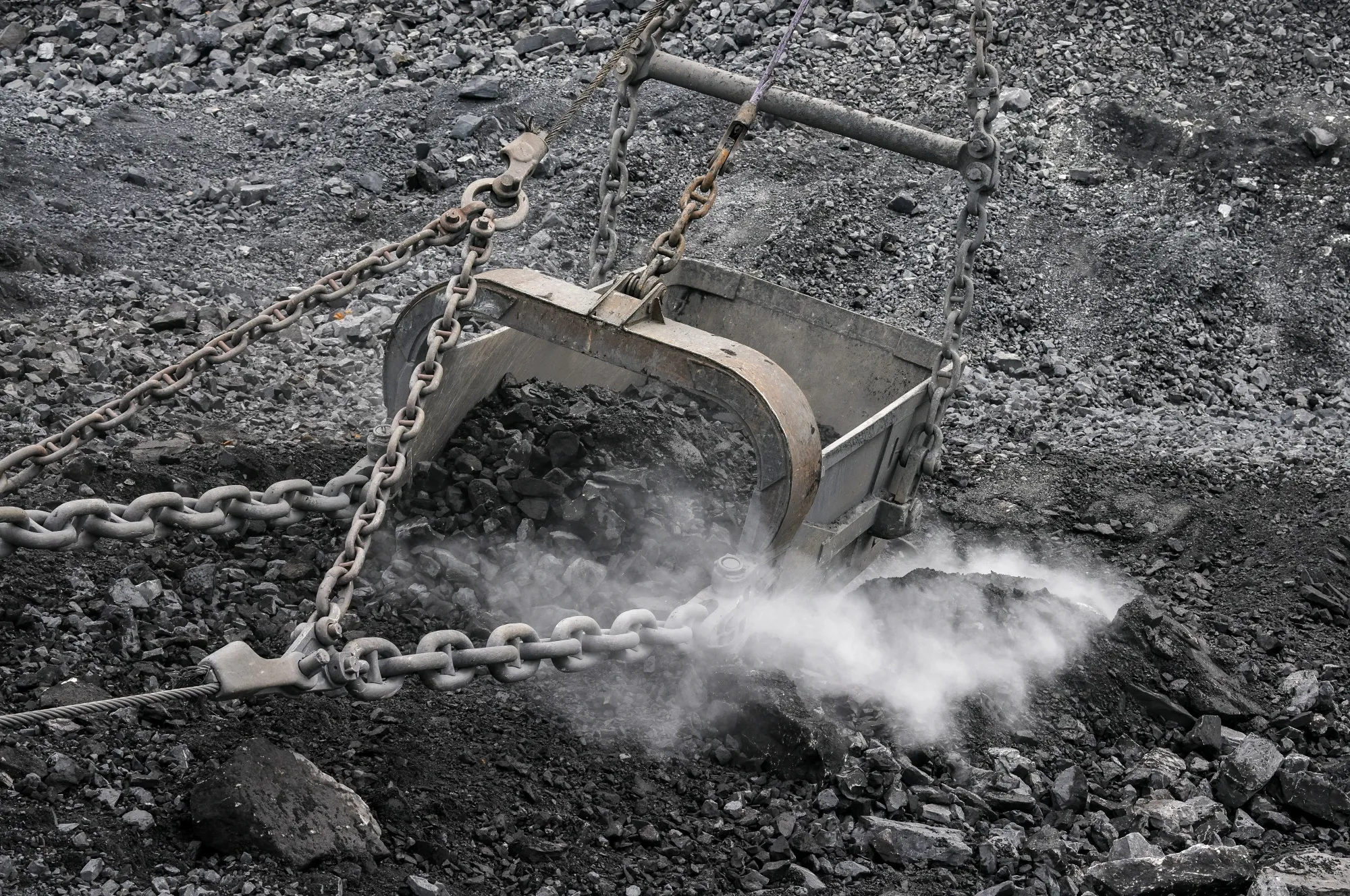 Excavations at Mechel PJSC's Krasnogorsky Coal Mine