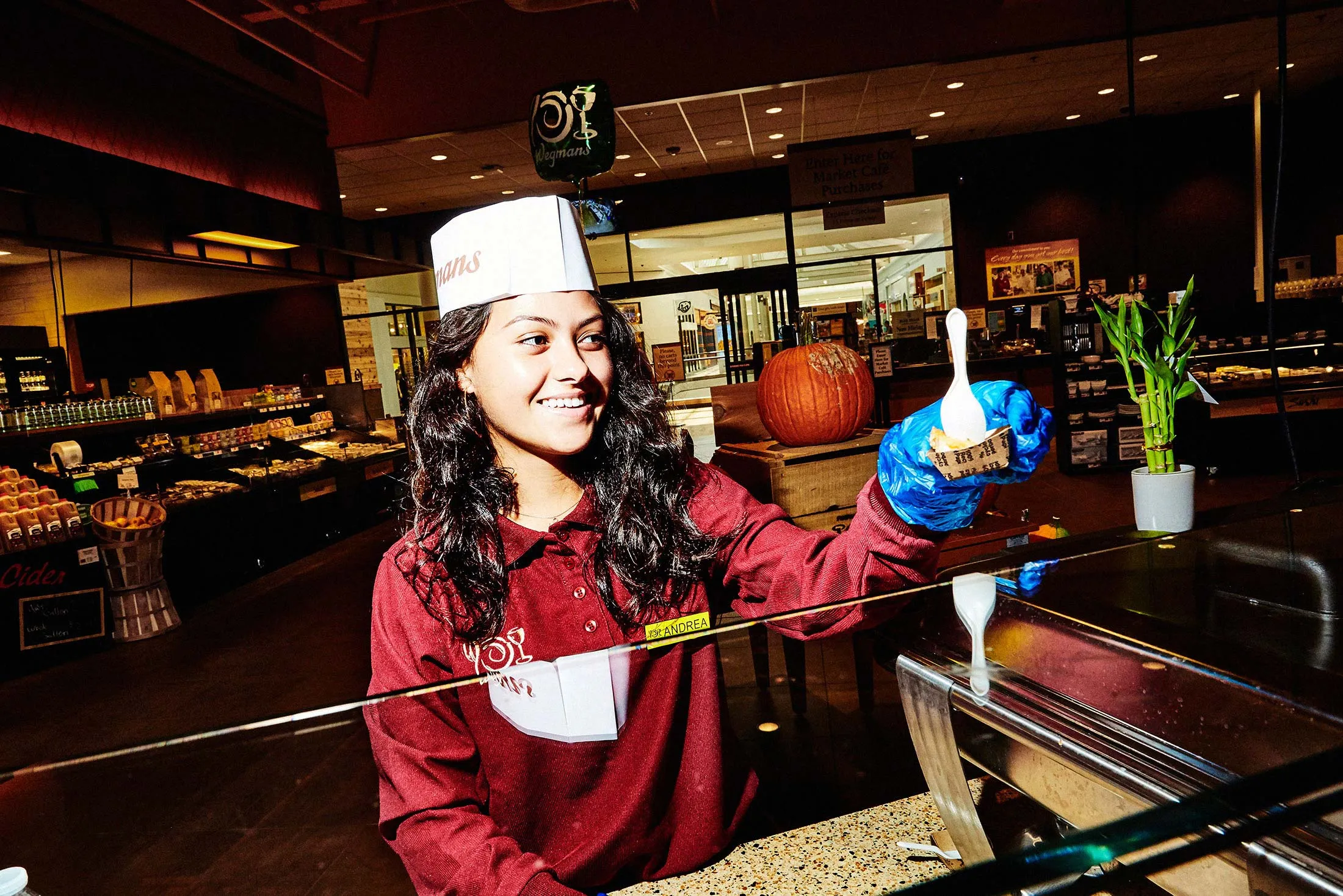 Inside the Wegmans in Natick, Mass.