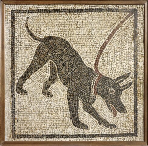 Mosaic of a Guard Dog