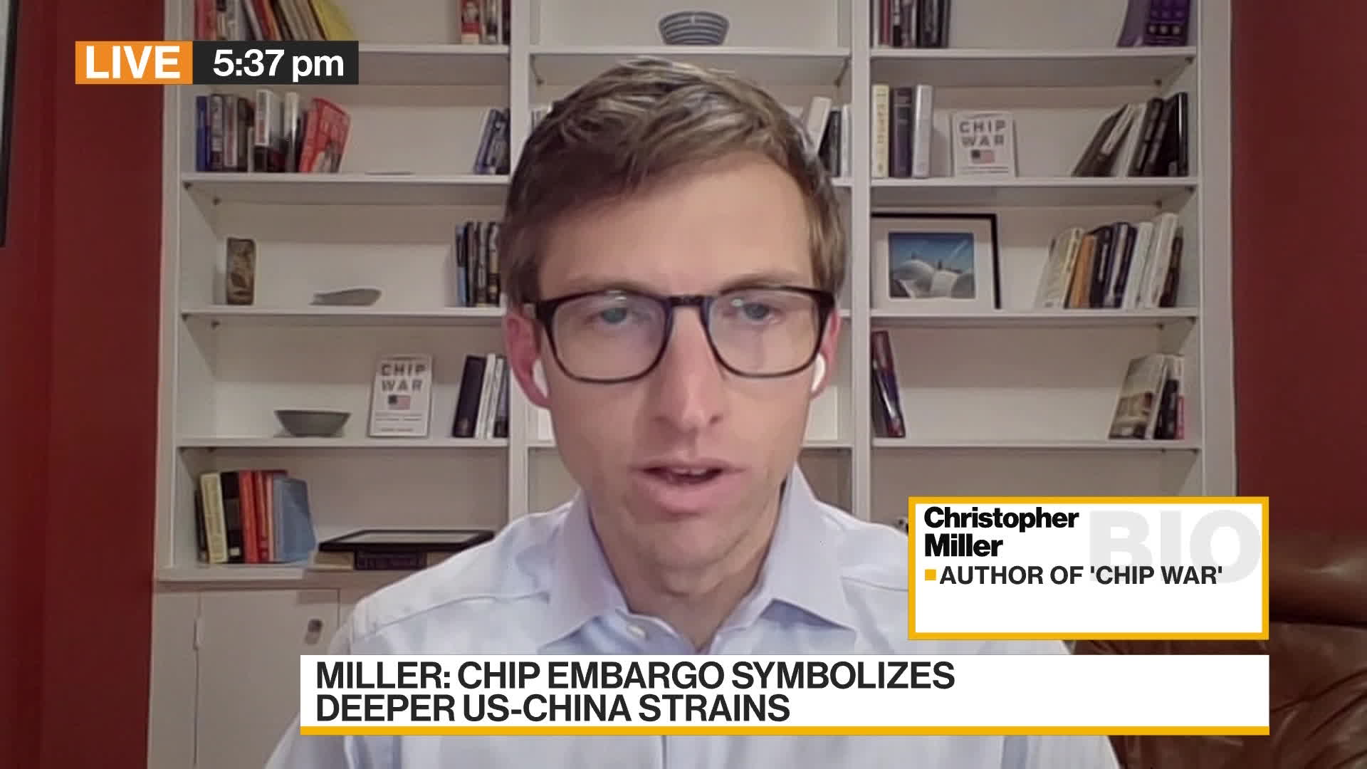 Watch Tufts Uni's Miller on China Chip Curbs - Bloomberg