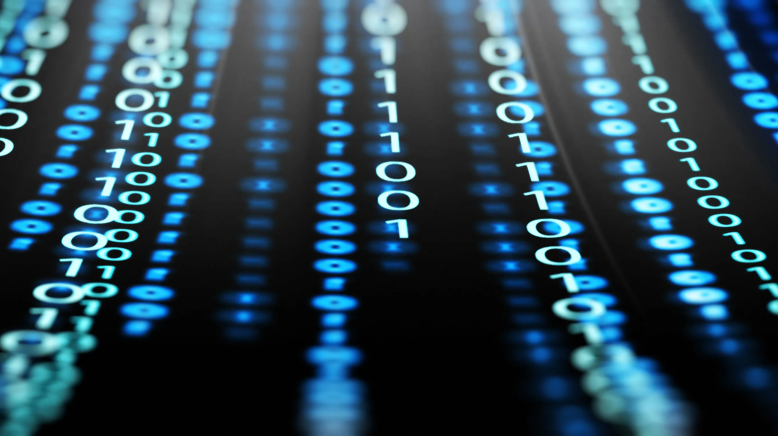 RF data binary code