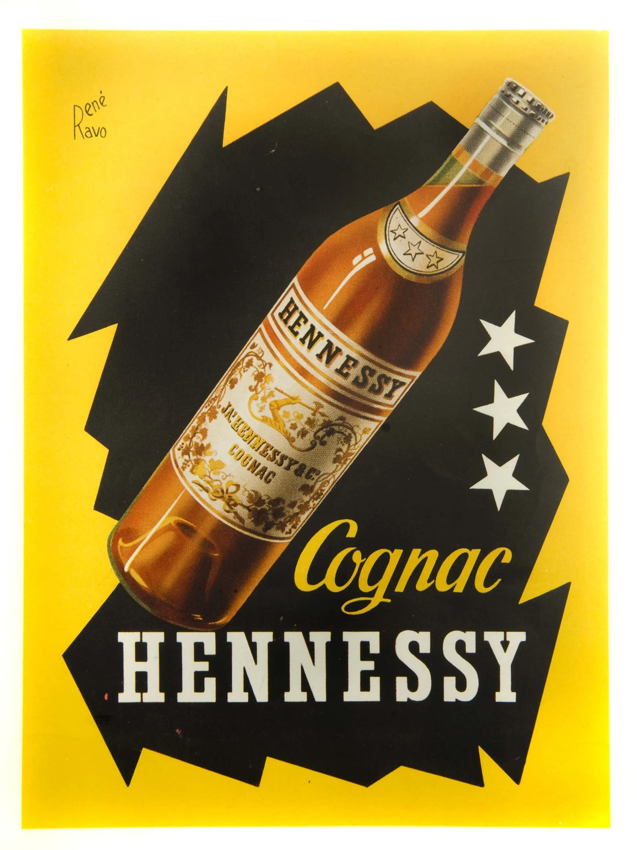 Vintage Ad Print, Hennessy Cognac Brandy, 1939, 12.25 x 2.5