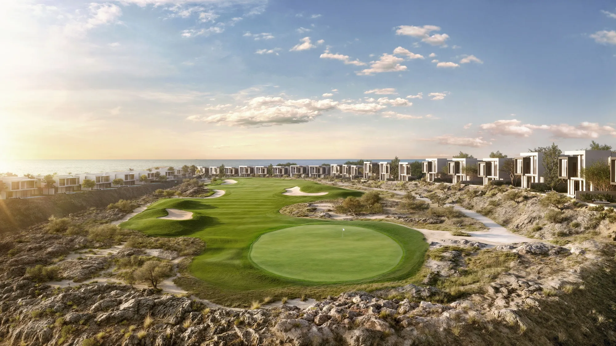 Illustration of Trump Golf Villas in Oman.