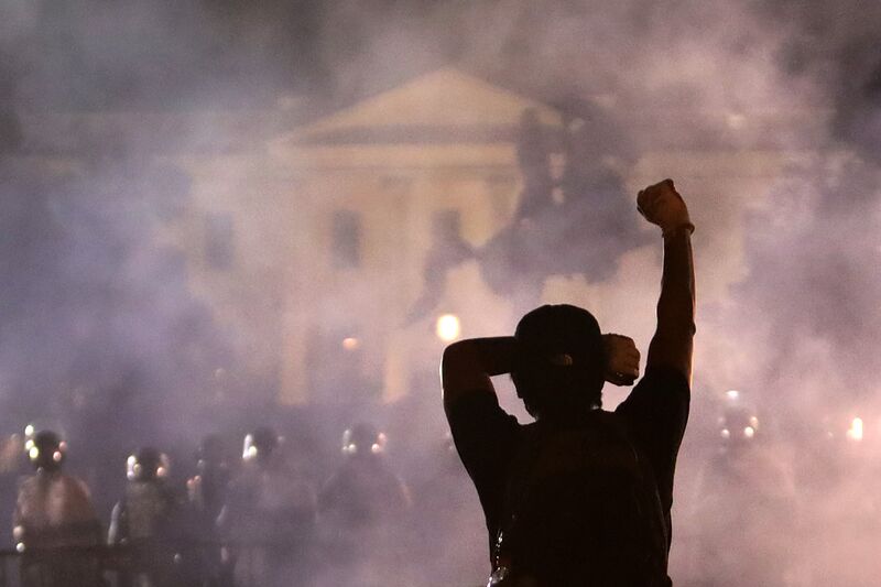 Protesters Demonstrate In D.C. Against Death Of George Floyd By Police Officer In Minneapolis