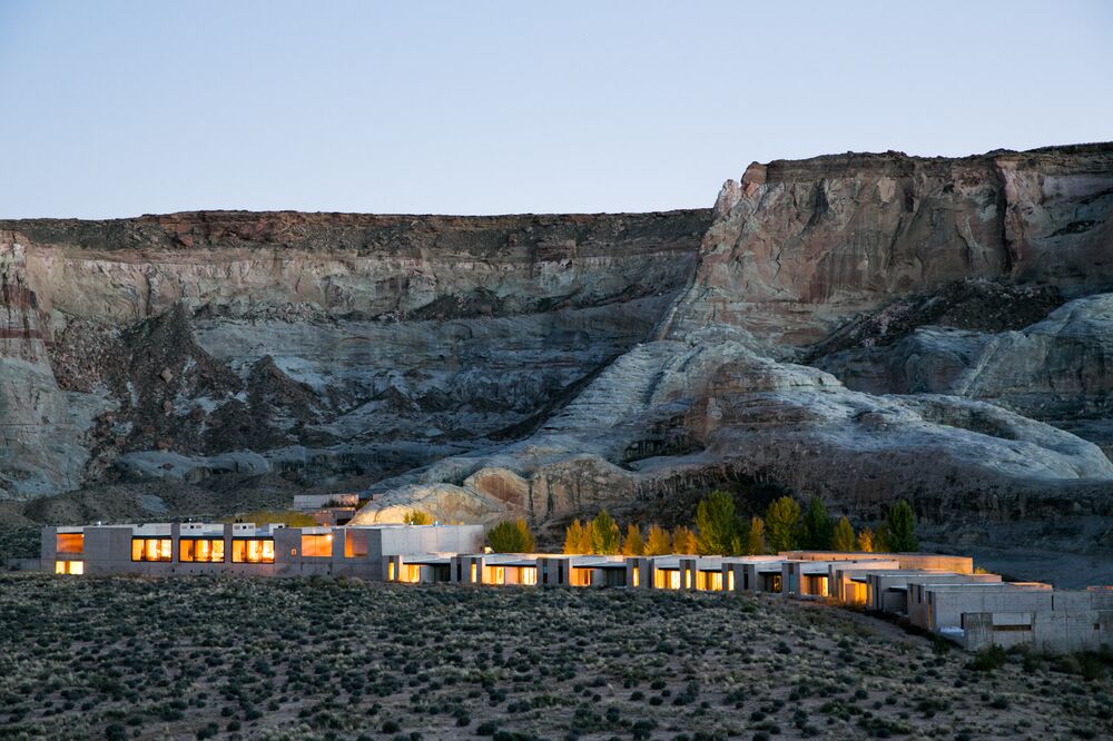 Amangiri Cave Peak Aerial Stairway Offers Luxury Thrills in Utah Desert -  Bloomberg