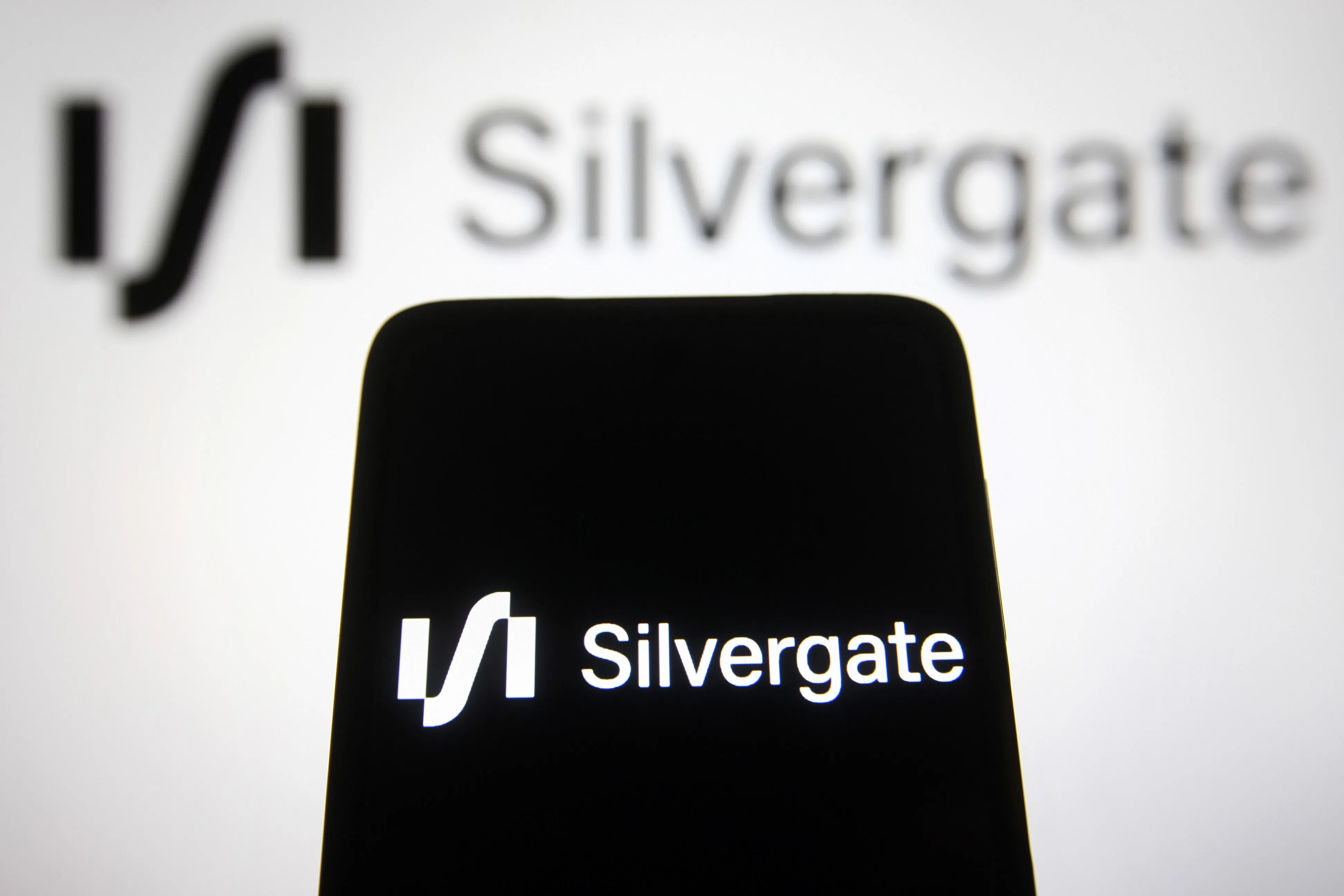 In this photo illustration, Silvergate Capital Corporation