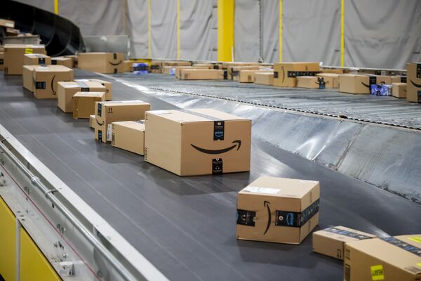 Inside An Amazon Fulfillment Center On Cyber Monday