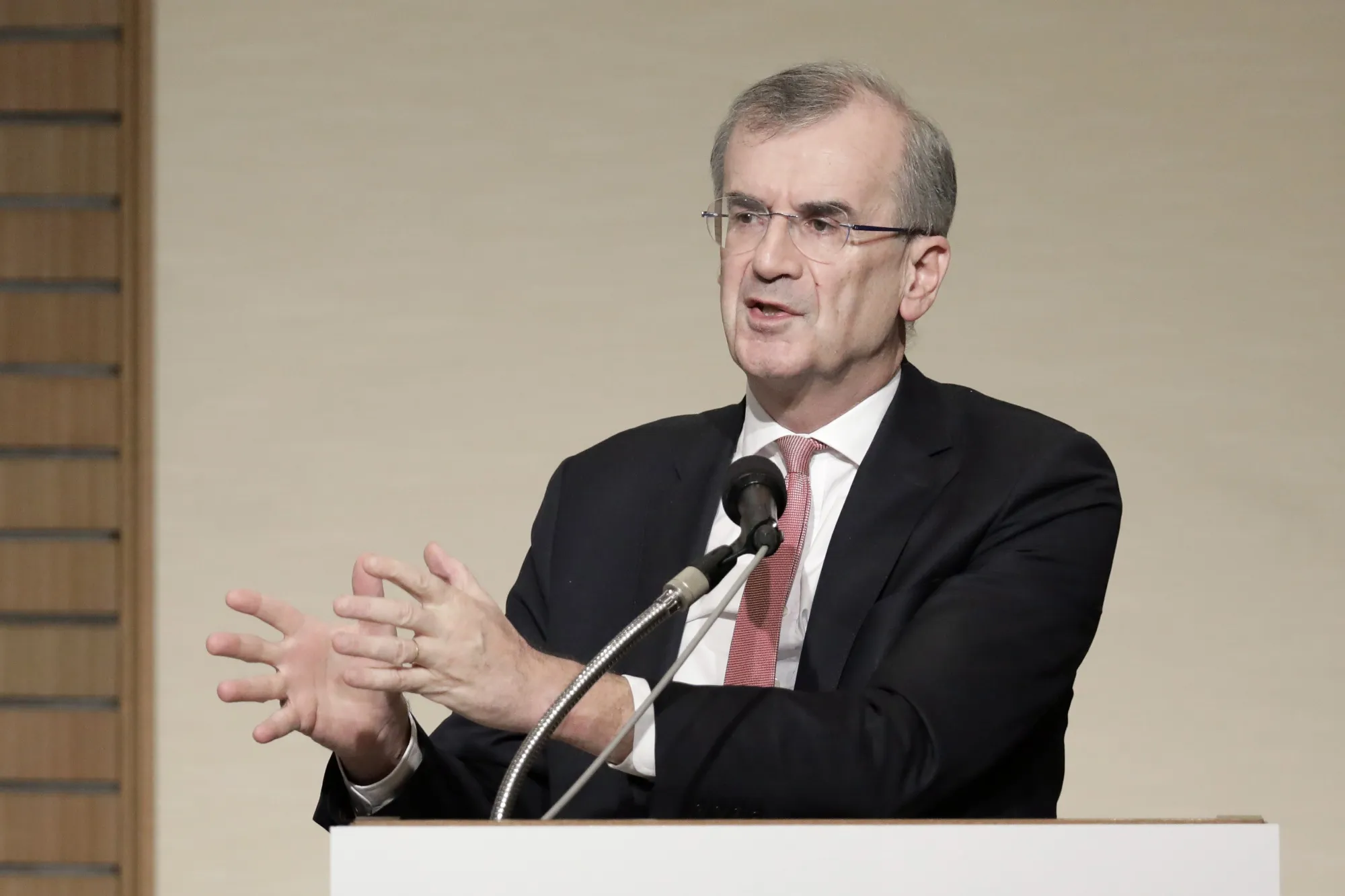 Bank of France Governor Francois Villeroy de Galhau